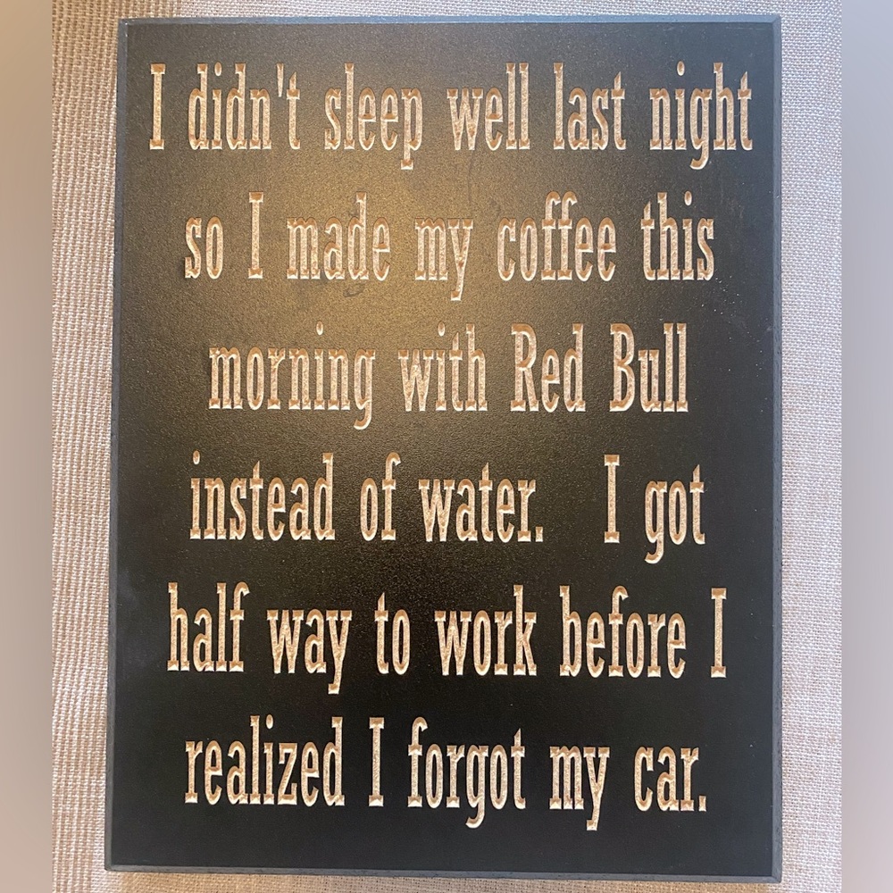 Cute wall sign 9x12